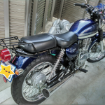ST250 Etypeにリアキャリア取り付けとウインカー移設