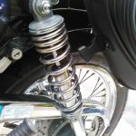 ST250のリアサス外し